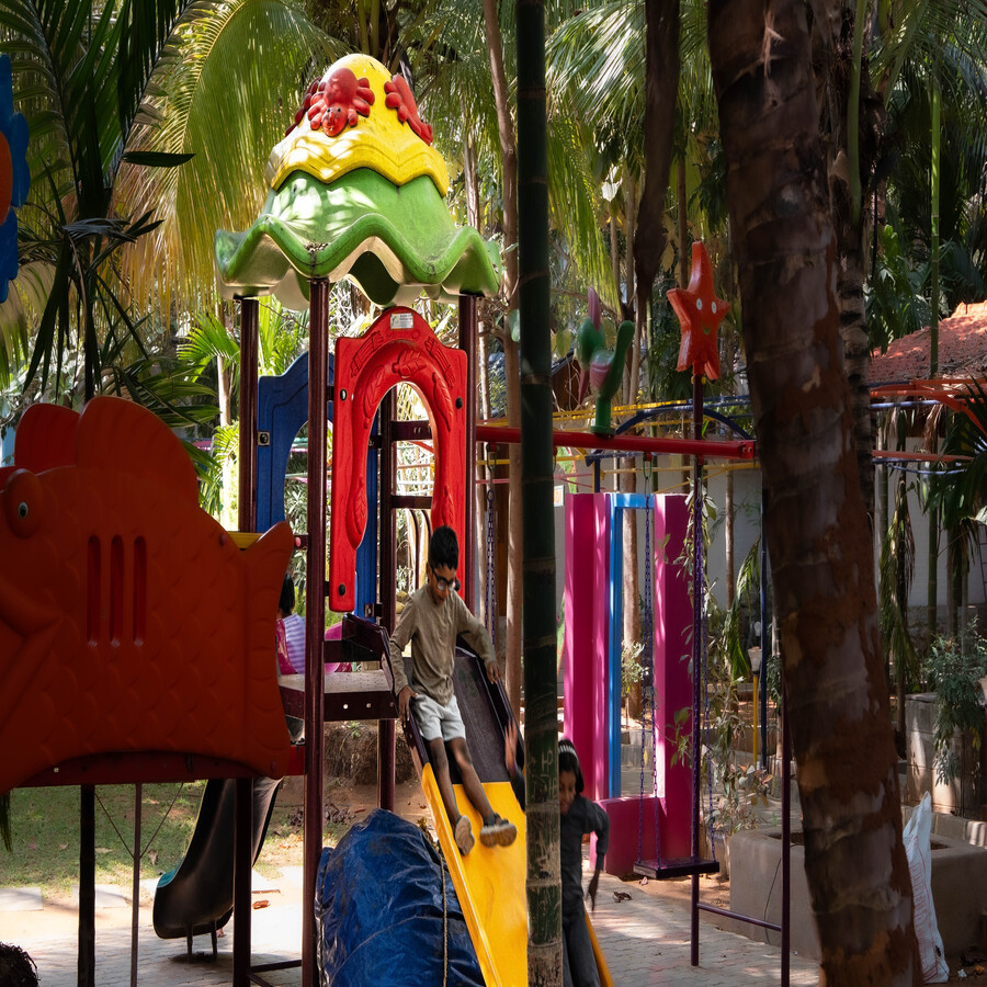 Kid playing